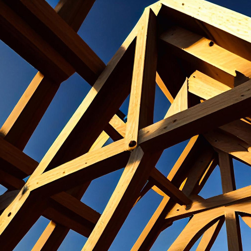 Couvreur au travail sur une toiture à Oloron-Sainte-Marie